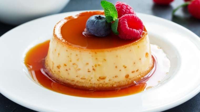 Flan de la casa